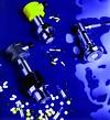 Absolutely flush-mounting pressure transmitters for the foodstuffs and pharmaceuticals industries